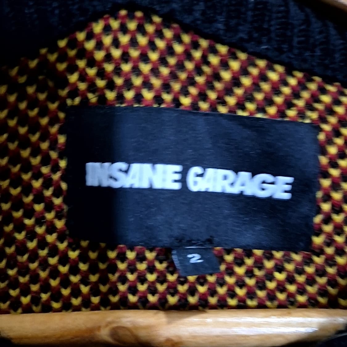 인세인개러지 자카드 플레임 니트 상품이미지4