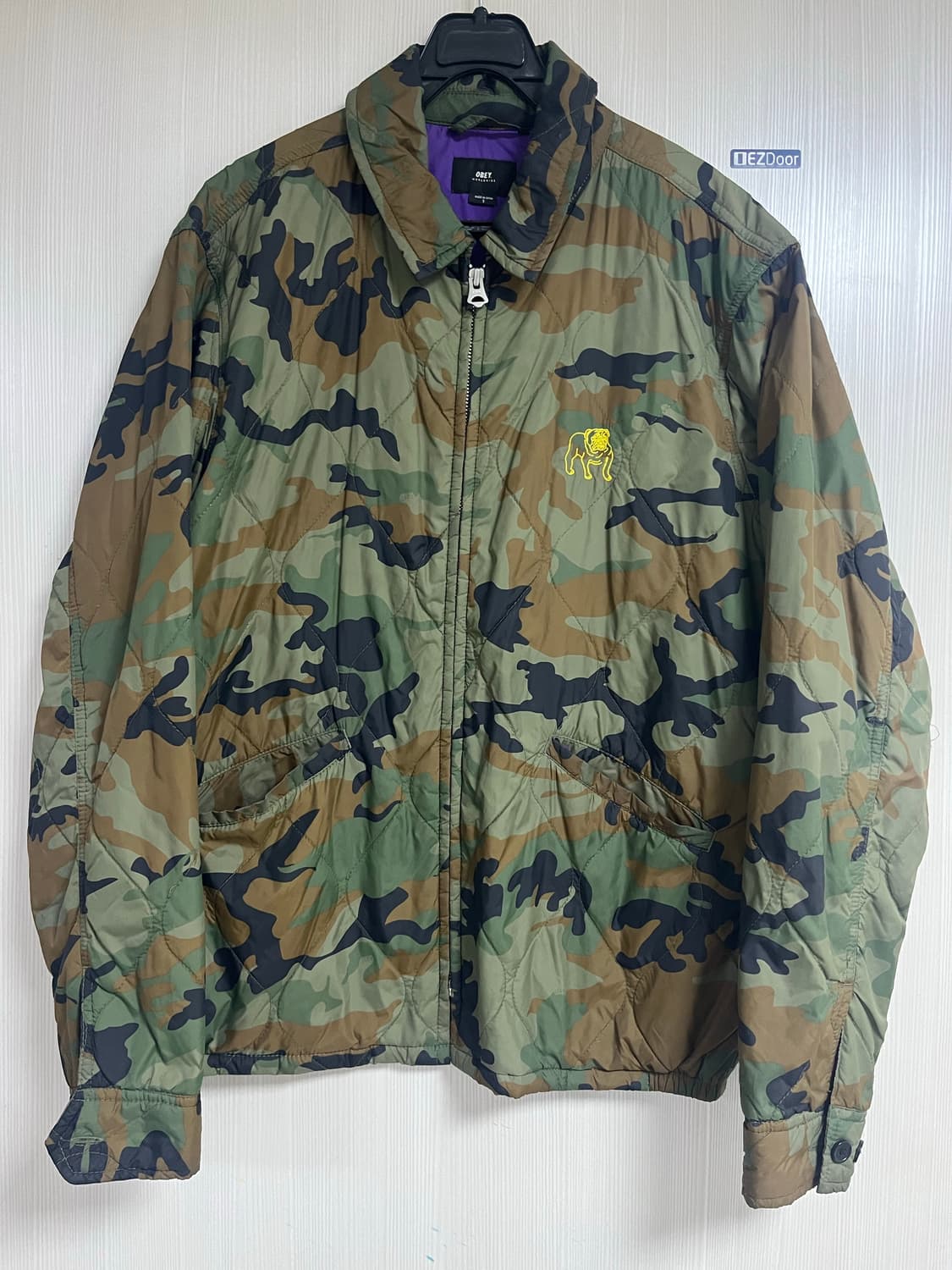 오베이 카모 퀄팅 자켓 S 상품이미지1