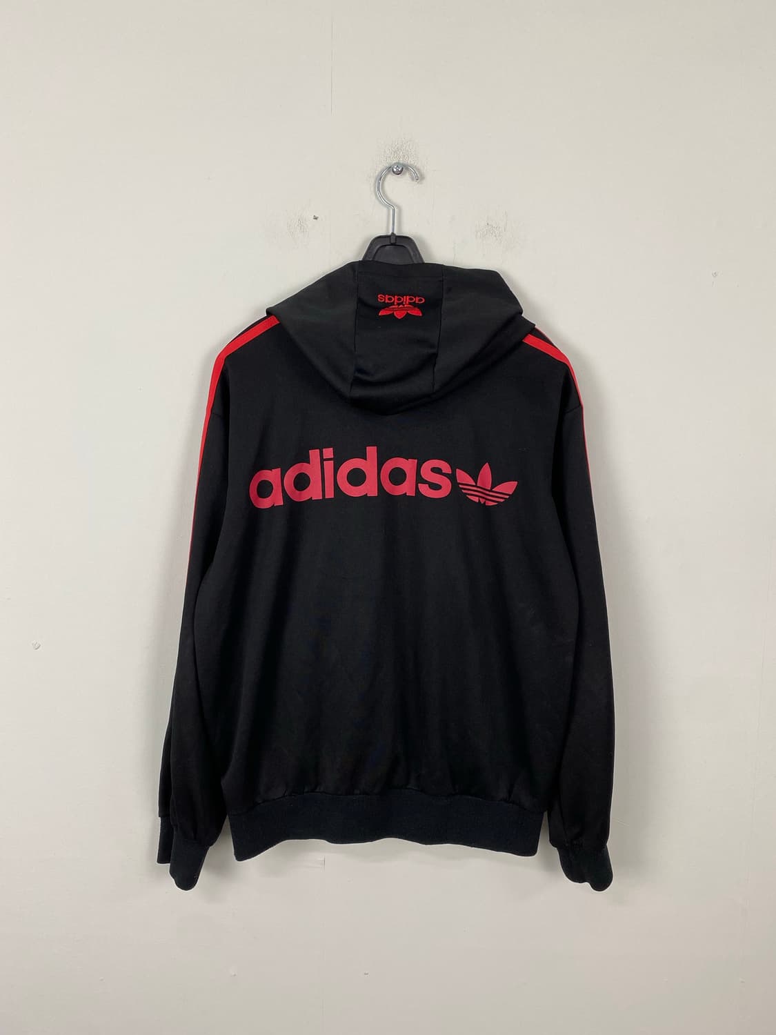 아디다스 검빨 파이어버드 후드집업 져지 M <655> 상품이미지2