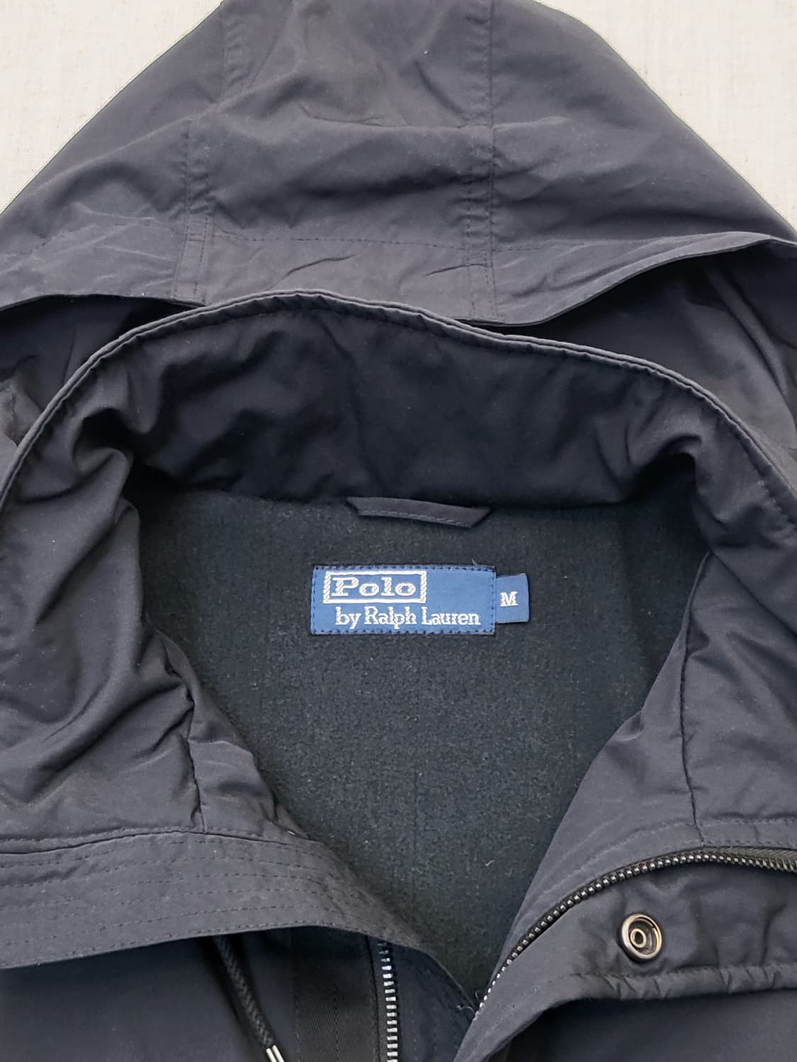 폴로 랄프로렌 블랙 후드 자켓 L 상품이미지3