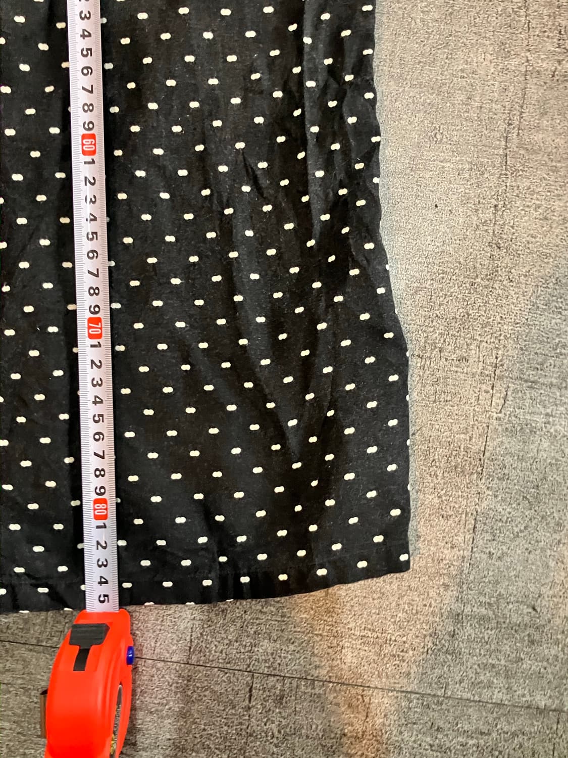 일본빈티지 Gu 하구미모리걸할메카지 라떼갸루 투버튼 땡땡이도트버뮤다팬츠 상품이미지4