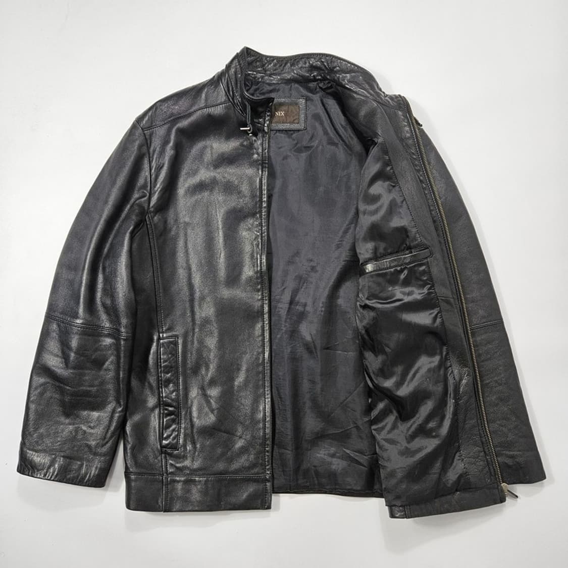 NIX 양가죽 집업 자켓 M 상품이미지5