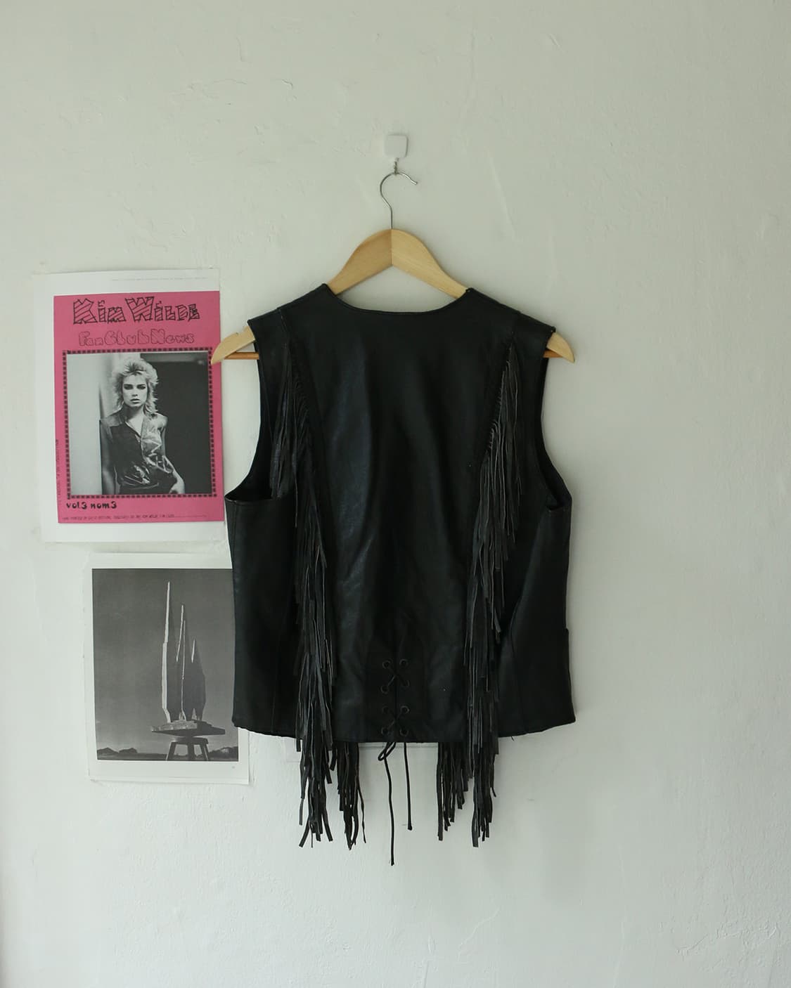 빈티지 테슬 프린지 레더 베스트 상품이미지7