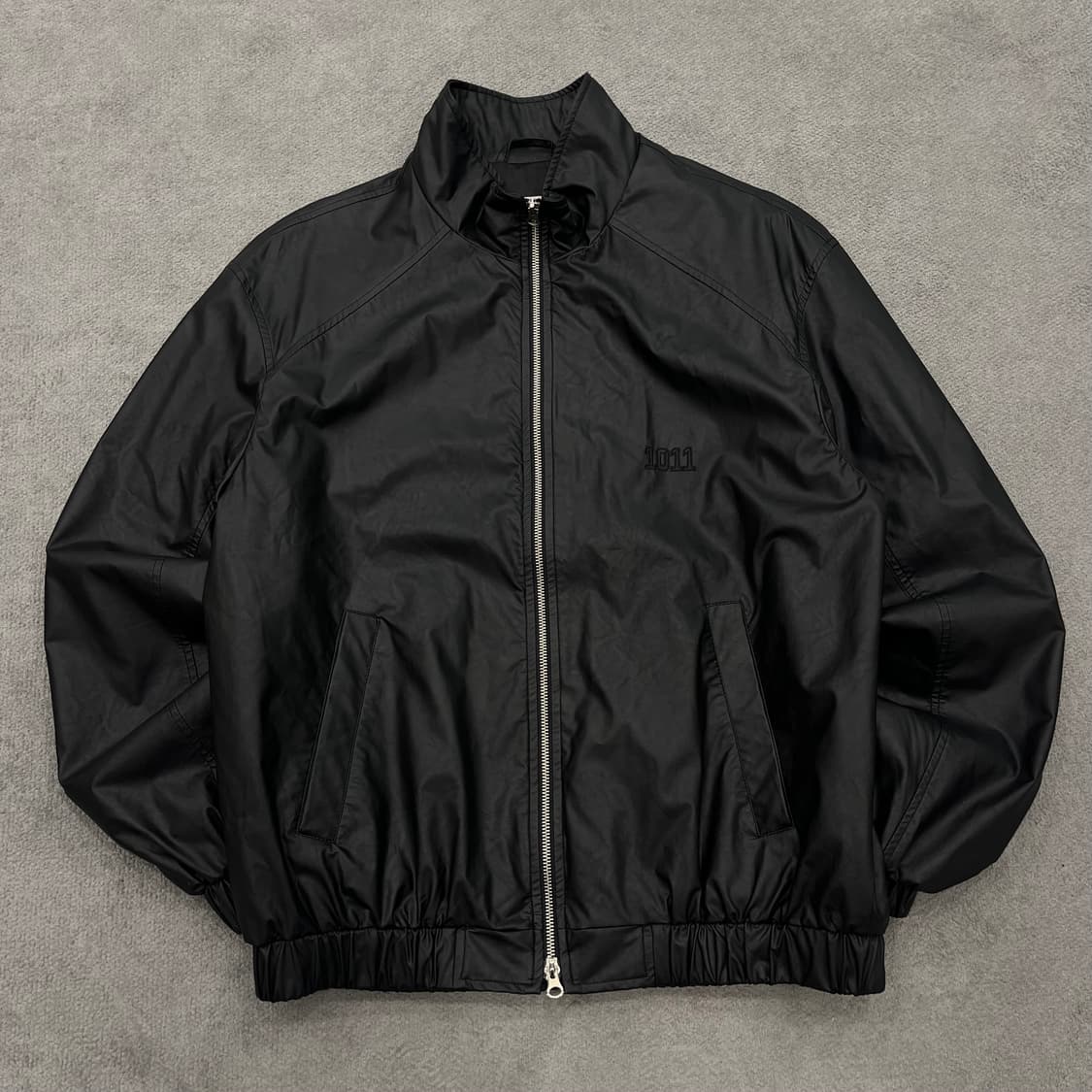 F 1011갤러리 자수 로고 레더 투웨이 집업 자켓 상품이미지1