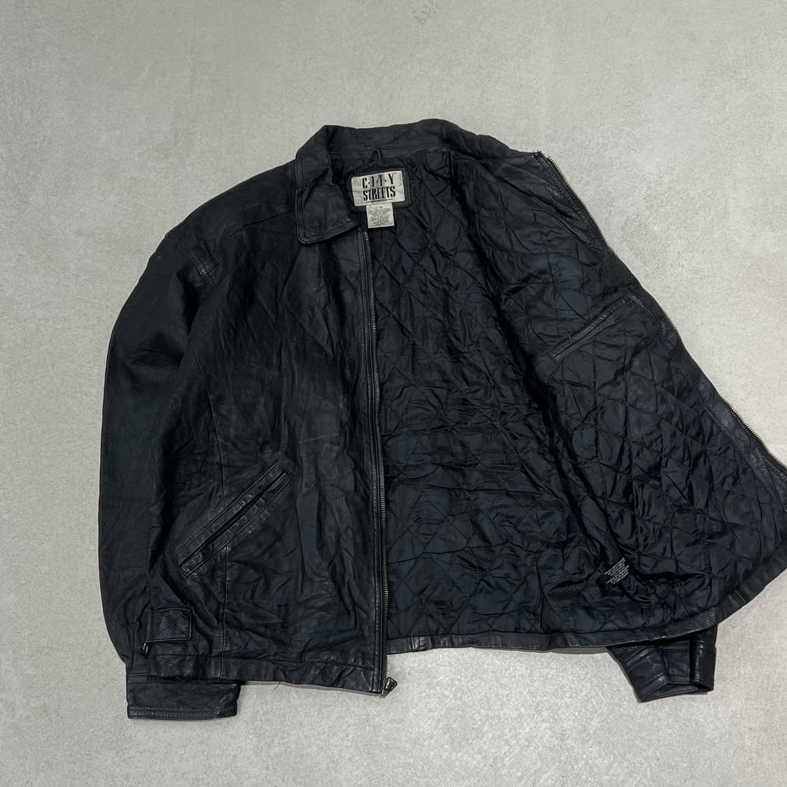 씨티스트릿 레더 봄버자켓 s10201 상품이미지3