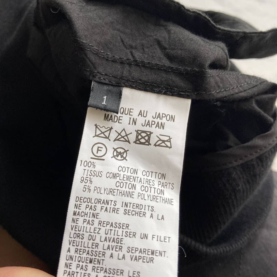 (1) Y’s 요지 야마모토 코튼 플리츠 MA-1 봄버 자켓 상품이미지4