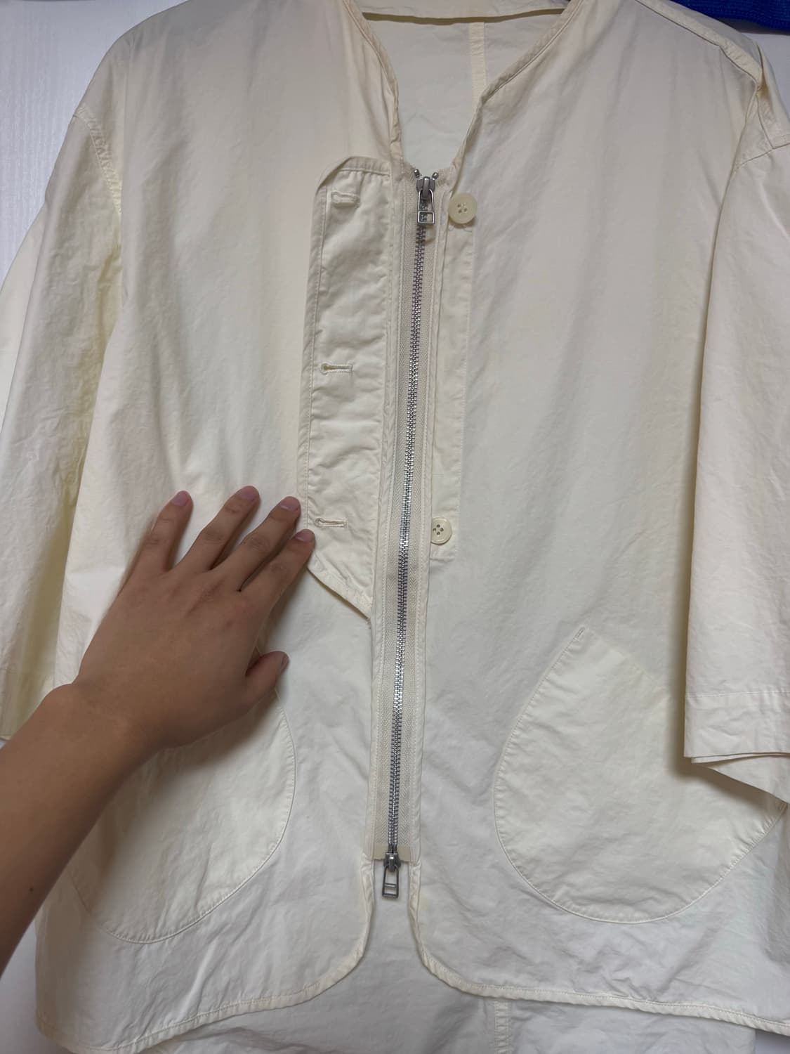 이얼즈어고 레몬크림 베이지 자켓 상품이미지4