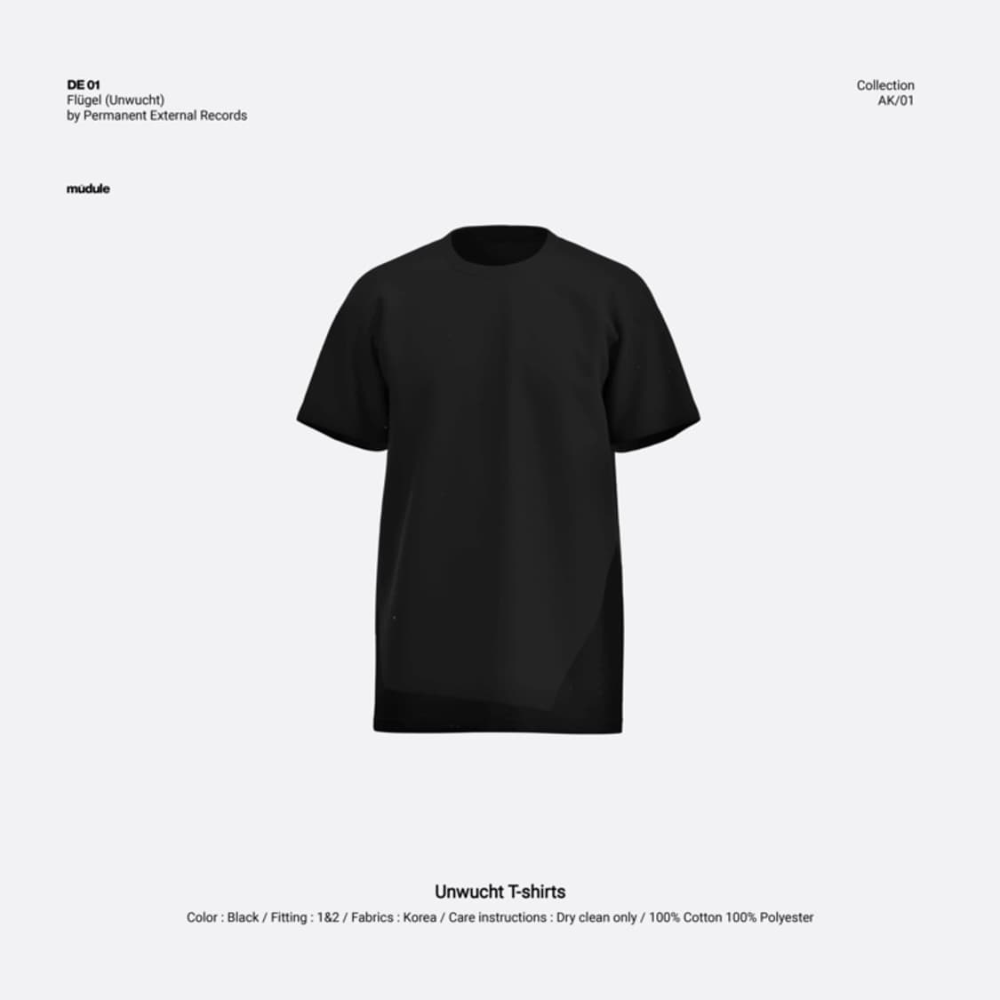Mudule Unwucht T-shirts 1사이즈 상품이미지1