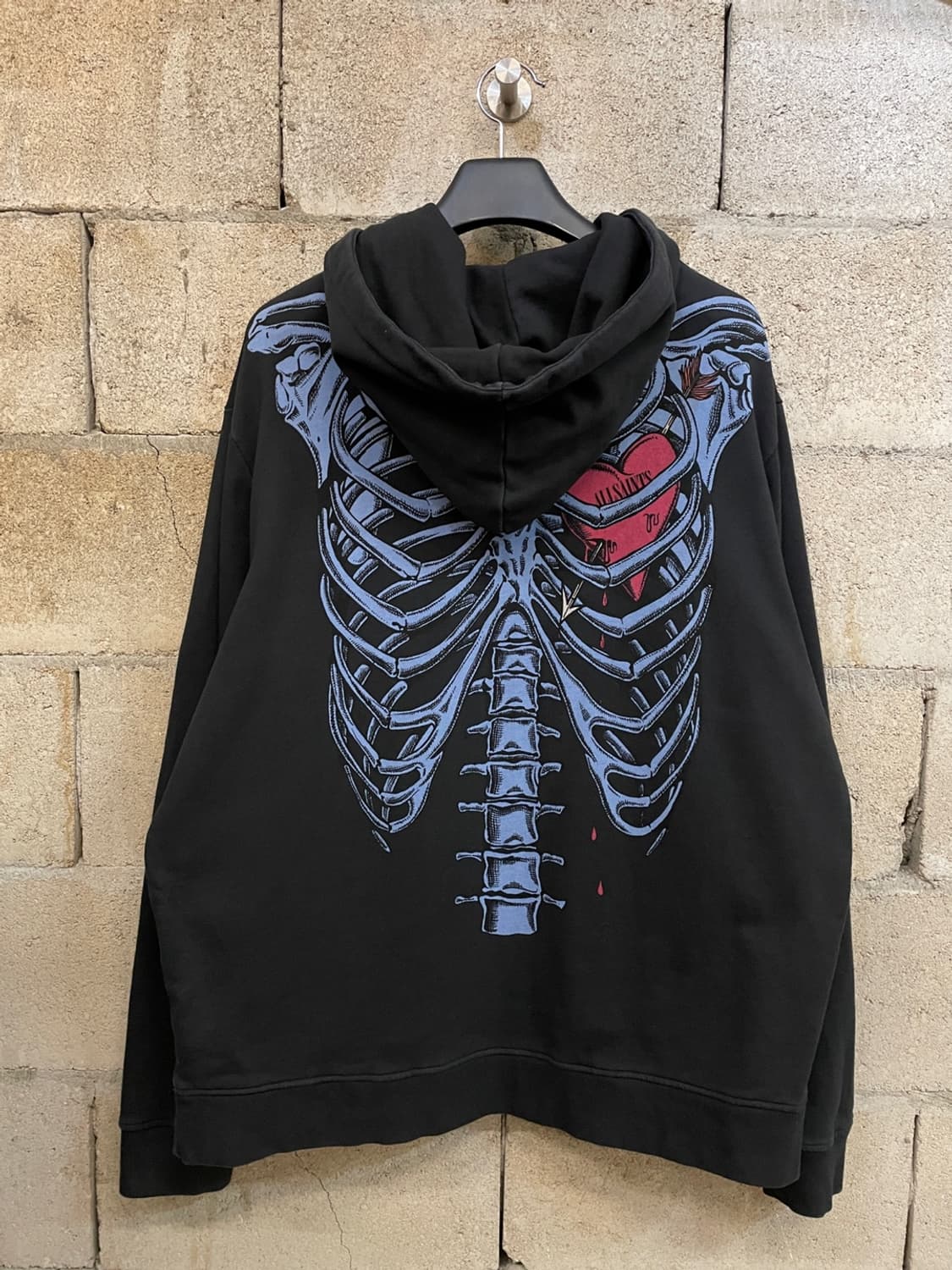 올세인츠 블리딩 하트 그래픽 후드 티셔츠  상품이미지1