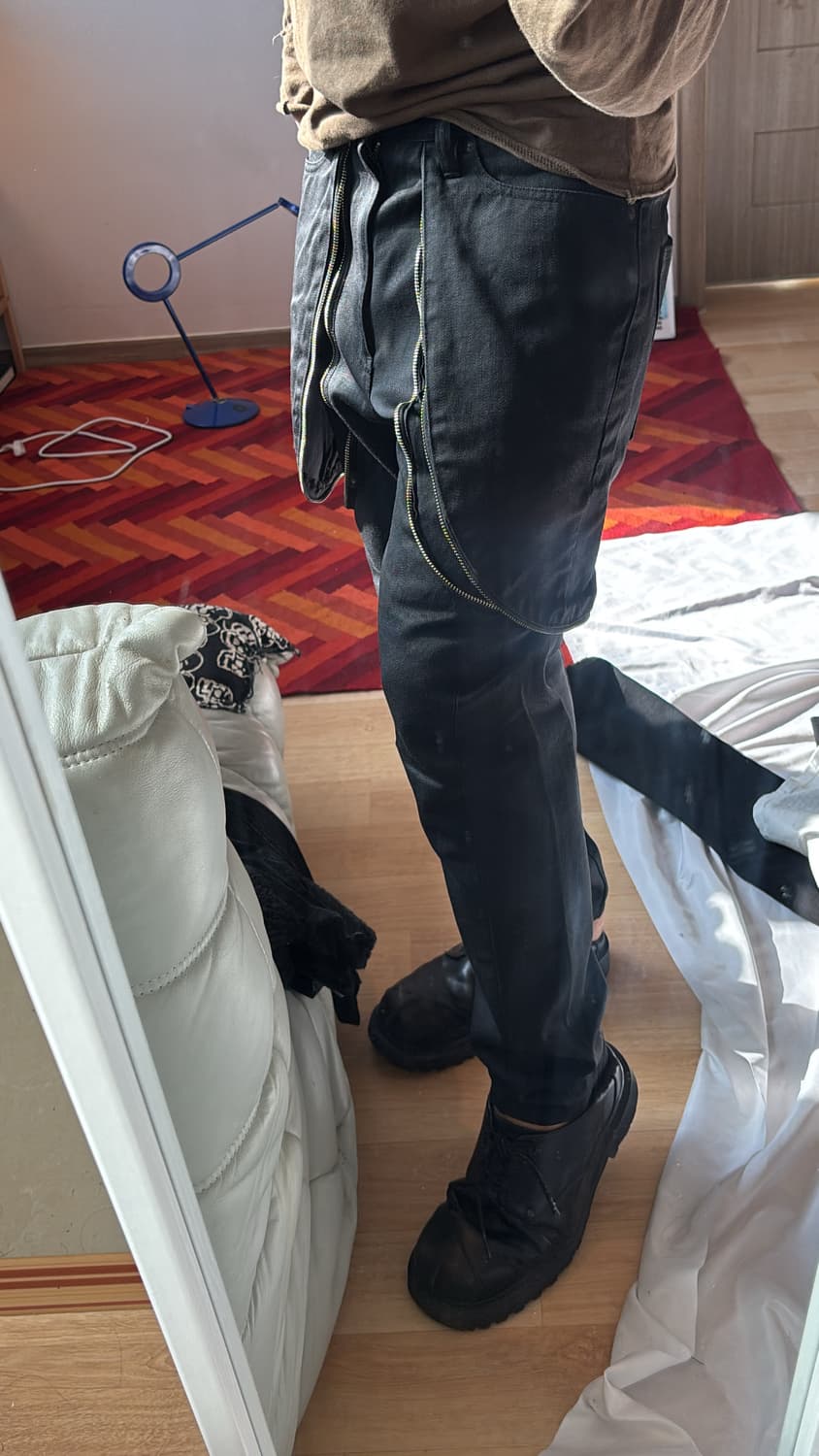 Back-to-front Zipper Pants 상품이미지6