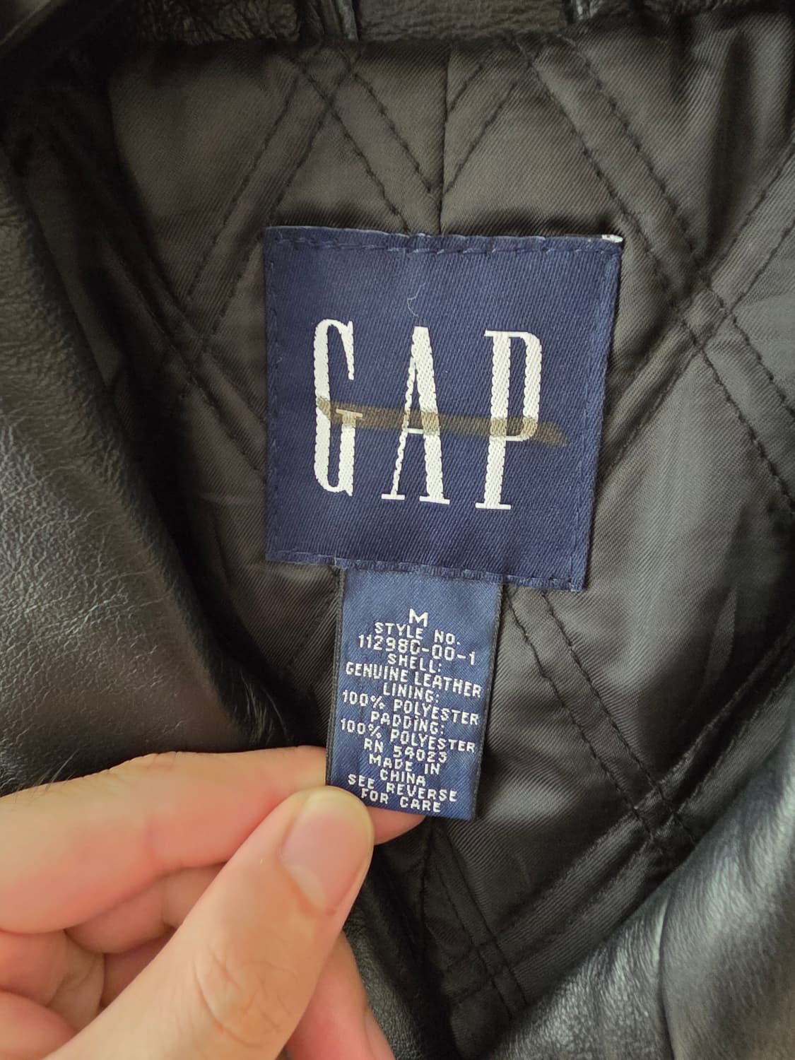 갭 레더 피코트/GAP LEATHER PEA COAT 상품이미지3