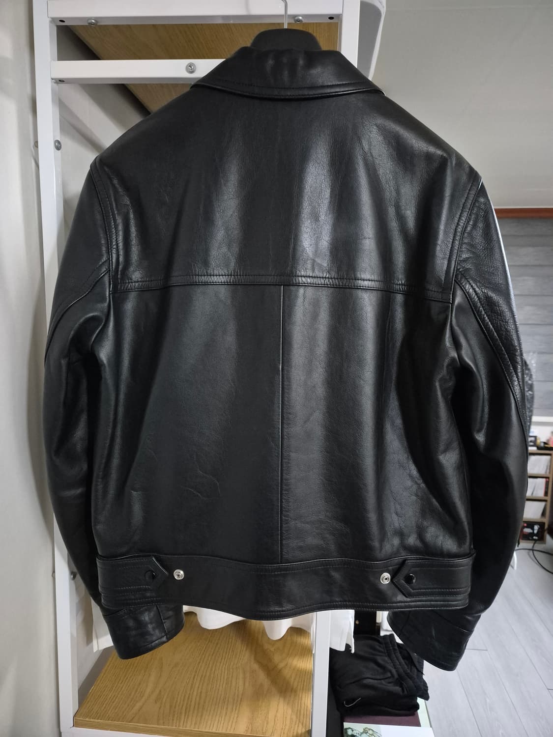 산드로옴므 파이어버드 가죽자켓 XL 상품이미지4