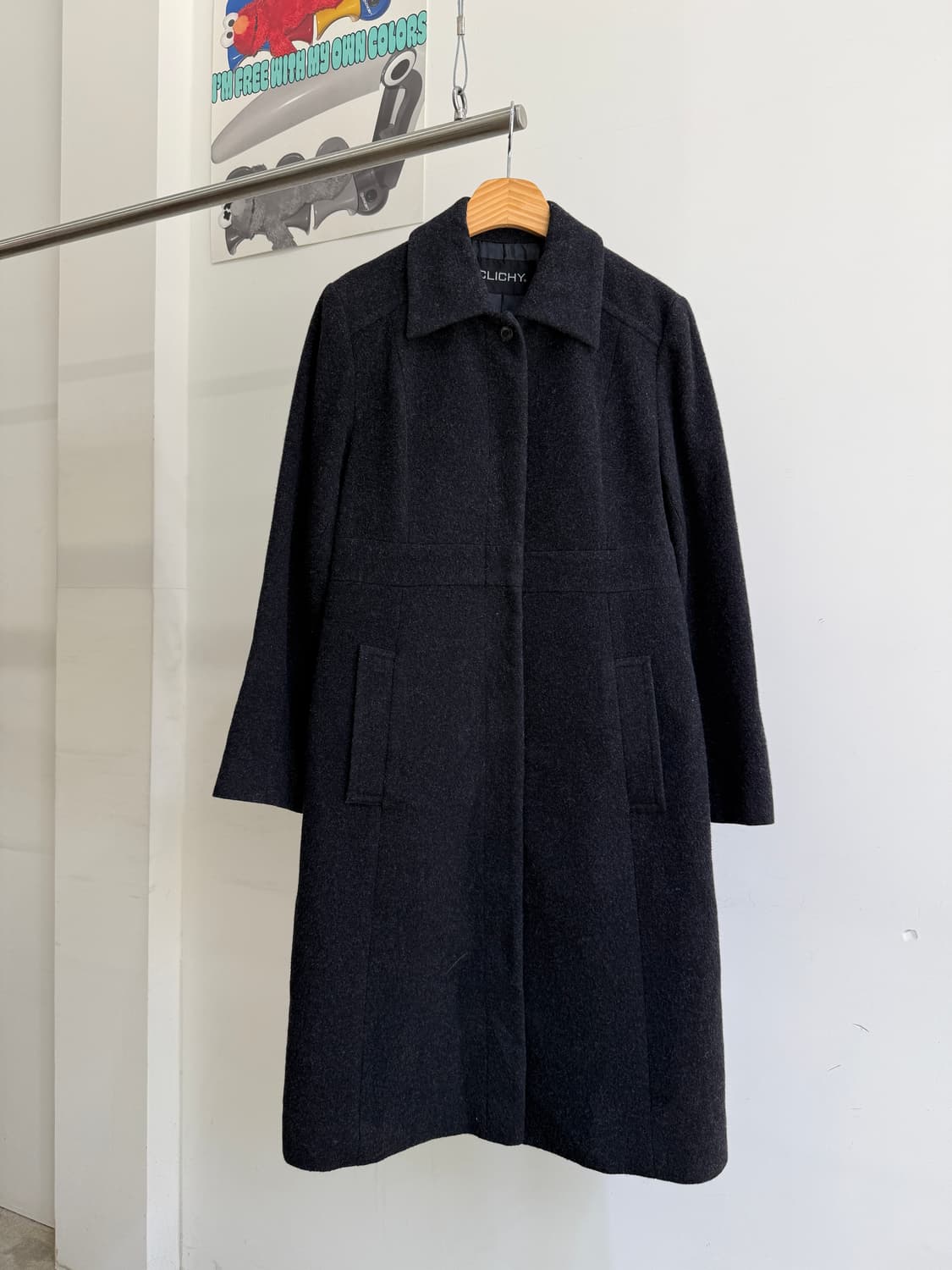 빈티지 CLICHY (Made in Japan) 울 코트  상품이미지1