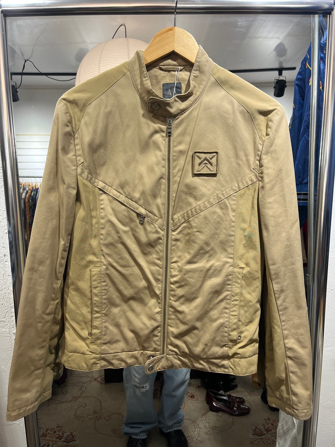 아르마니 익스체인지 코튼 바이커 자켓 상품이미지2