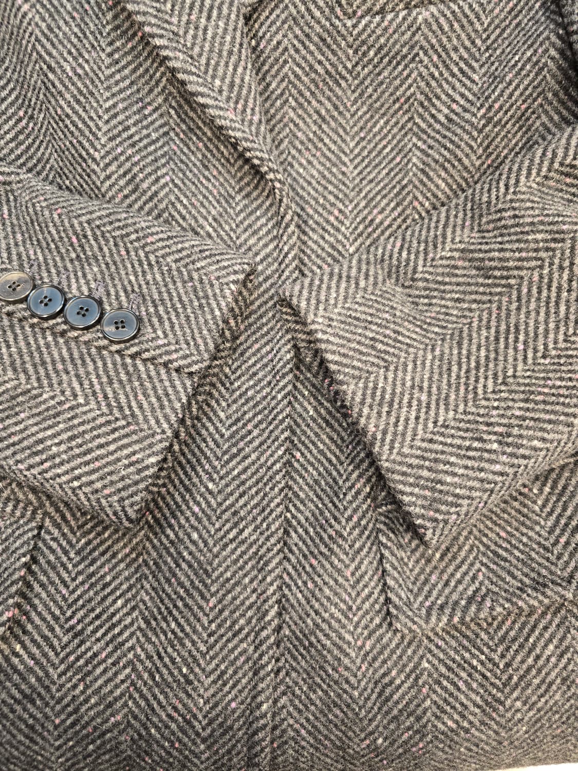 거의새거) 잇미샤 모직 헤링본 코트 롱코트 66 상품이미지6