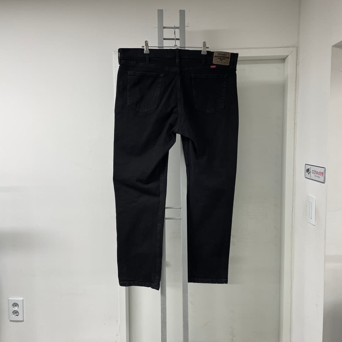 랭글러 블랙 데님 팬츠 40X30 상품이미지1