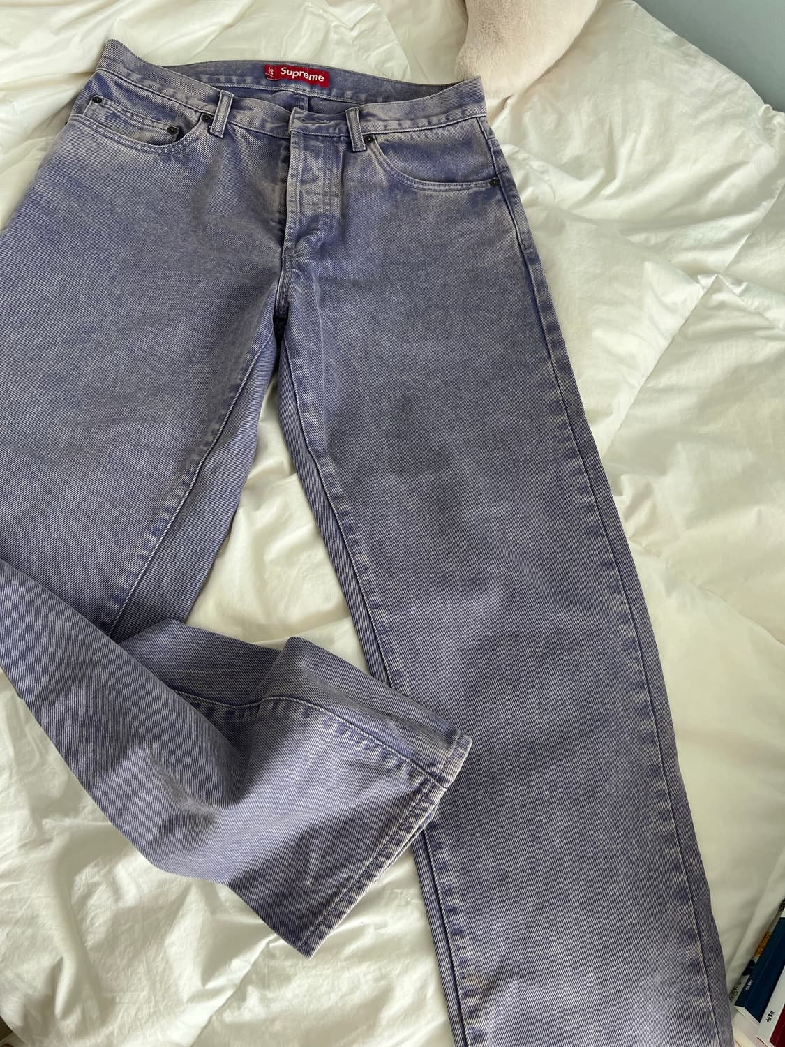 (정품)슈프림 퍼플 워싱 데님 팬츠 상품이미지2