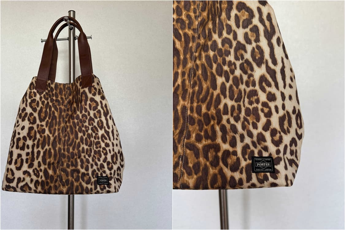 (RARE)Head Porter leopard tote bag 상품이미지10