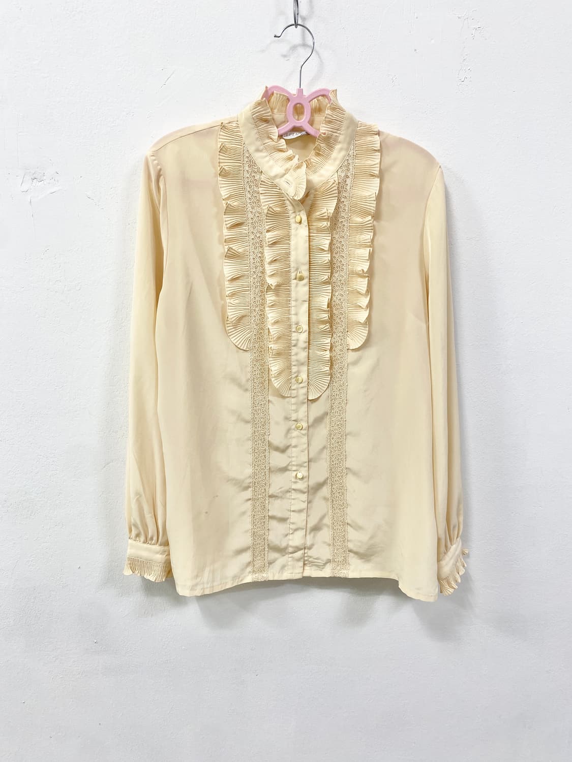 [LELIC] 로걀 공겜여주 레이스 코리락쿠마 블라우스 상품이미지7