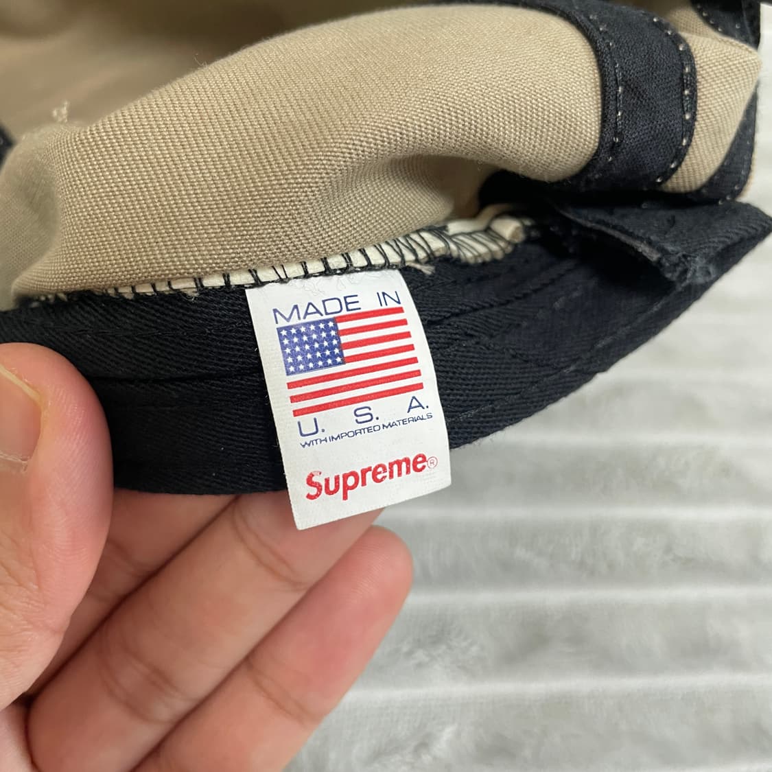 슈프림 곤즈 포엠 캠프캡 카키 상품이미지5