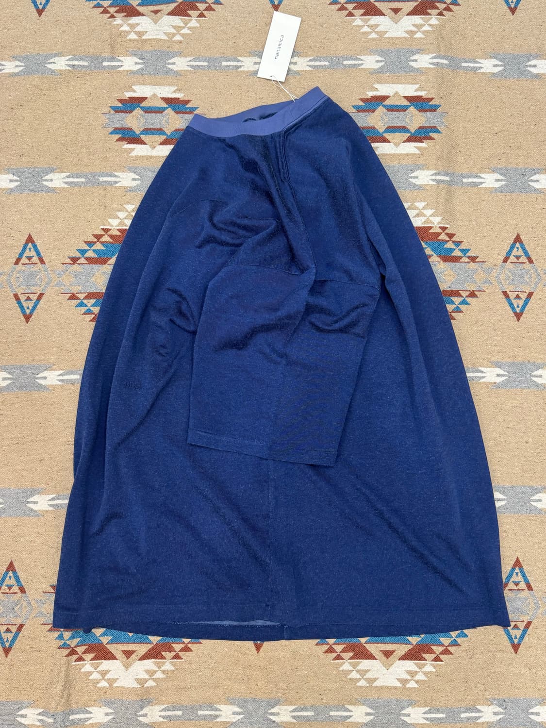 [L][105] 나나미카 레이온 코튼 반팔 티셔츠 페이드블루 상품이미지4