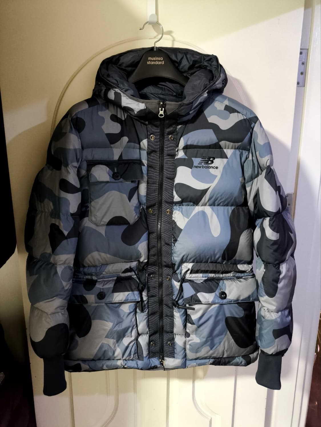 100사이즈 뉴발란스 카모플라쥬 구스다운 패딩 상품이미지1