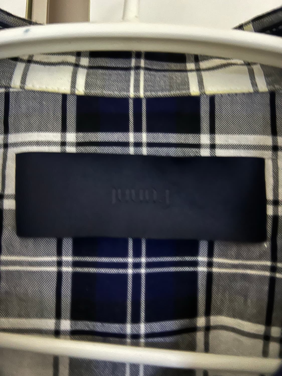 준지 ma1 체크셔츠 상품이미지3