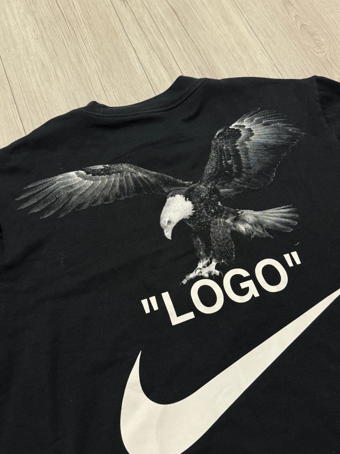[L] 나이키 X 오프화이트 머큐리얼 NRG X 티셔츠 블랙 상품이미지1