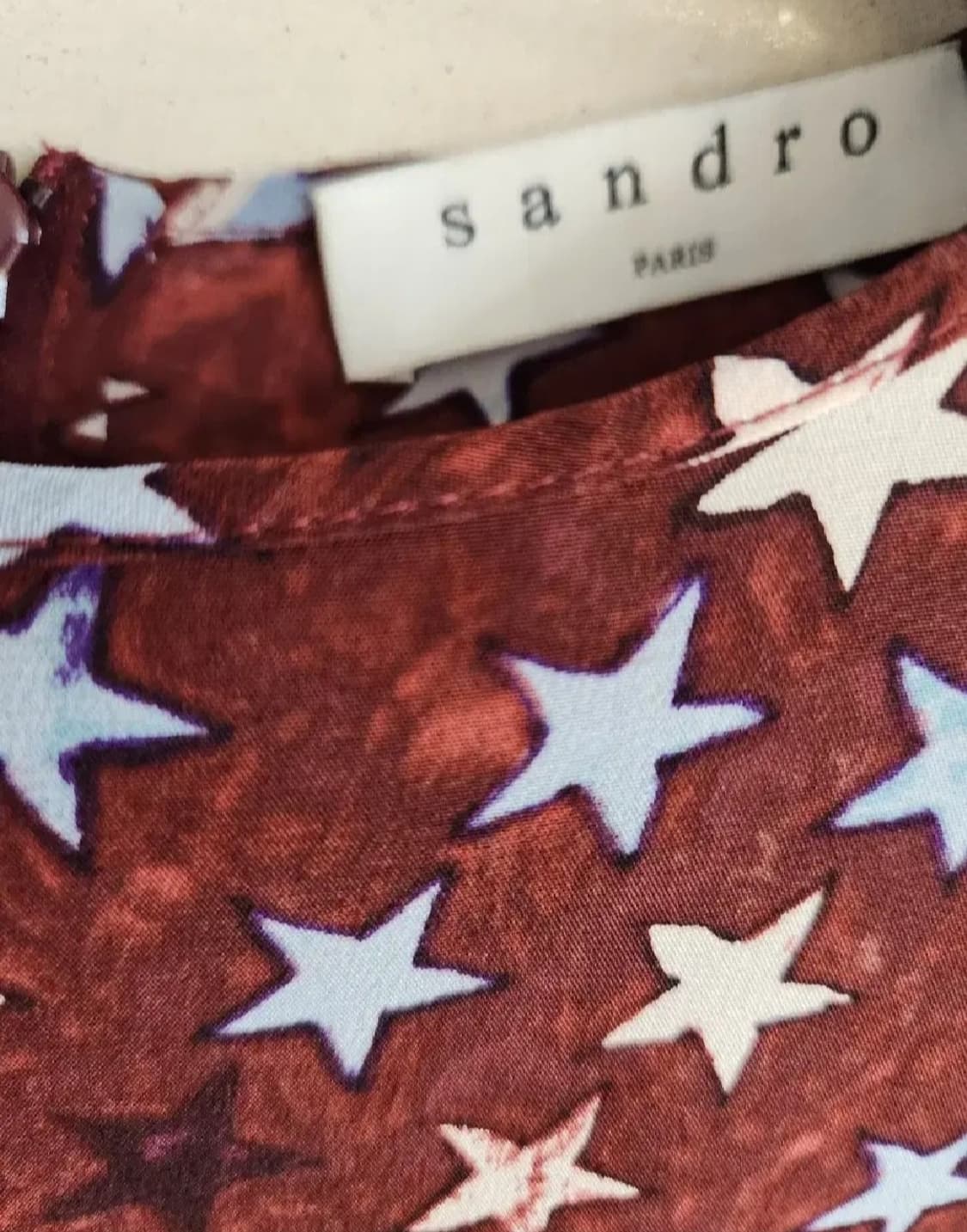 산드로 슈팅스타 실크 미니원피스 1사이즈 상품이미지7