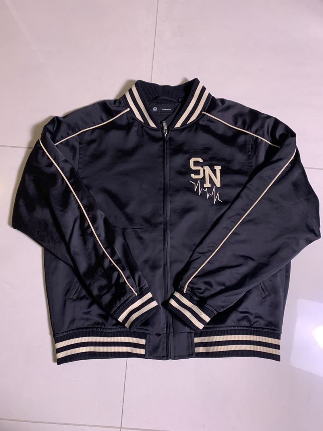 SATIN RIBBED BLOUSON 새틴 리브 블루종 상품이미지8