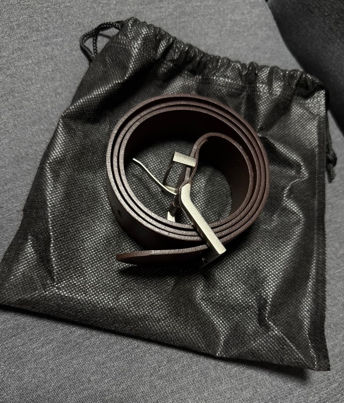 도프제이슨 미니멀 스퀘어 하드벨트 다크브라운 1 상품이미지2