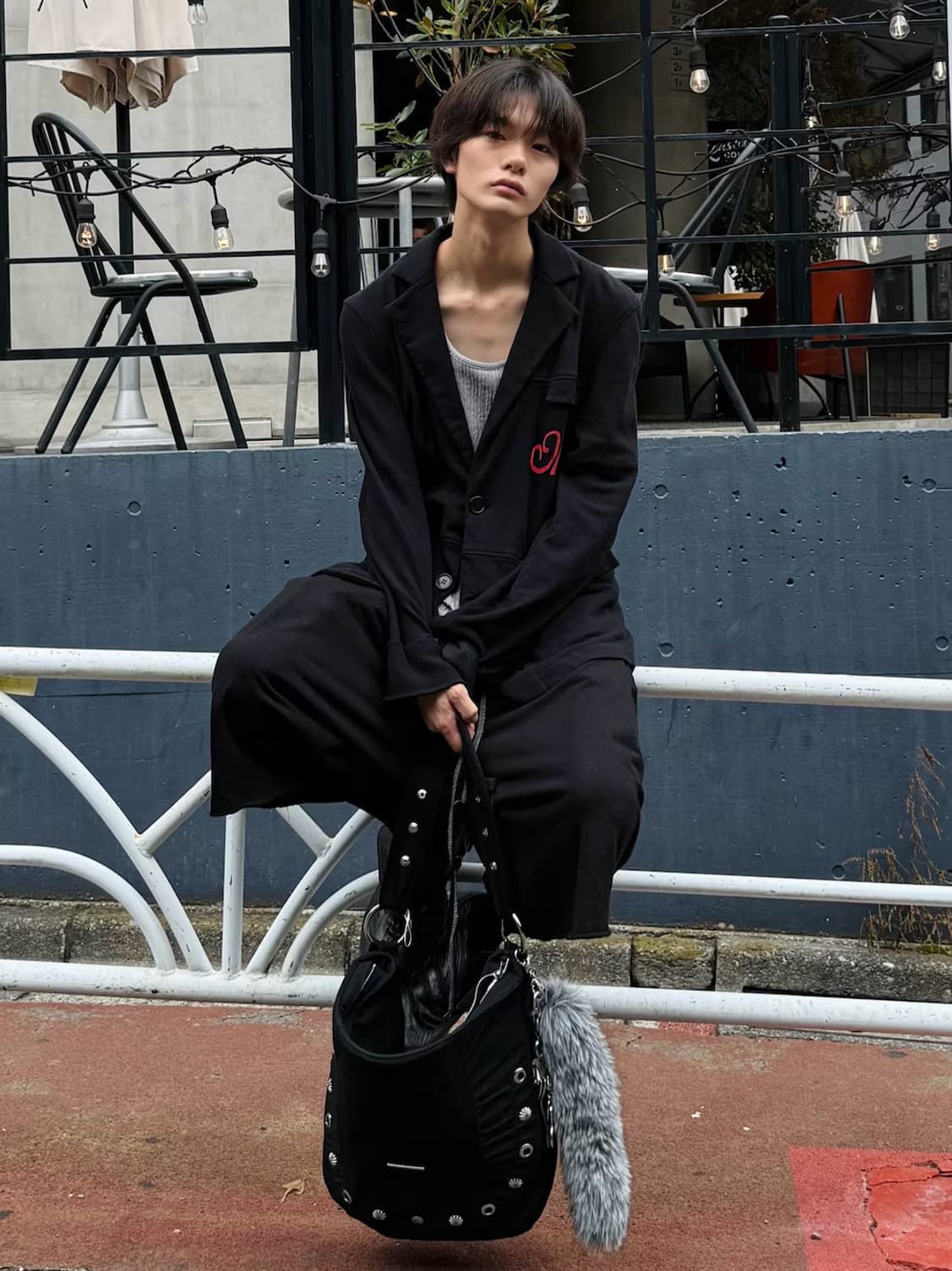 마수 STUDIOUS 별주 ‘READY' 스웻 자켓 상품이미지6