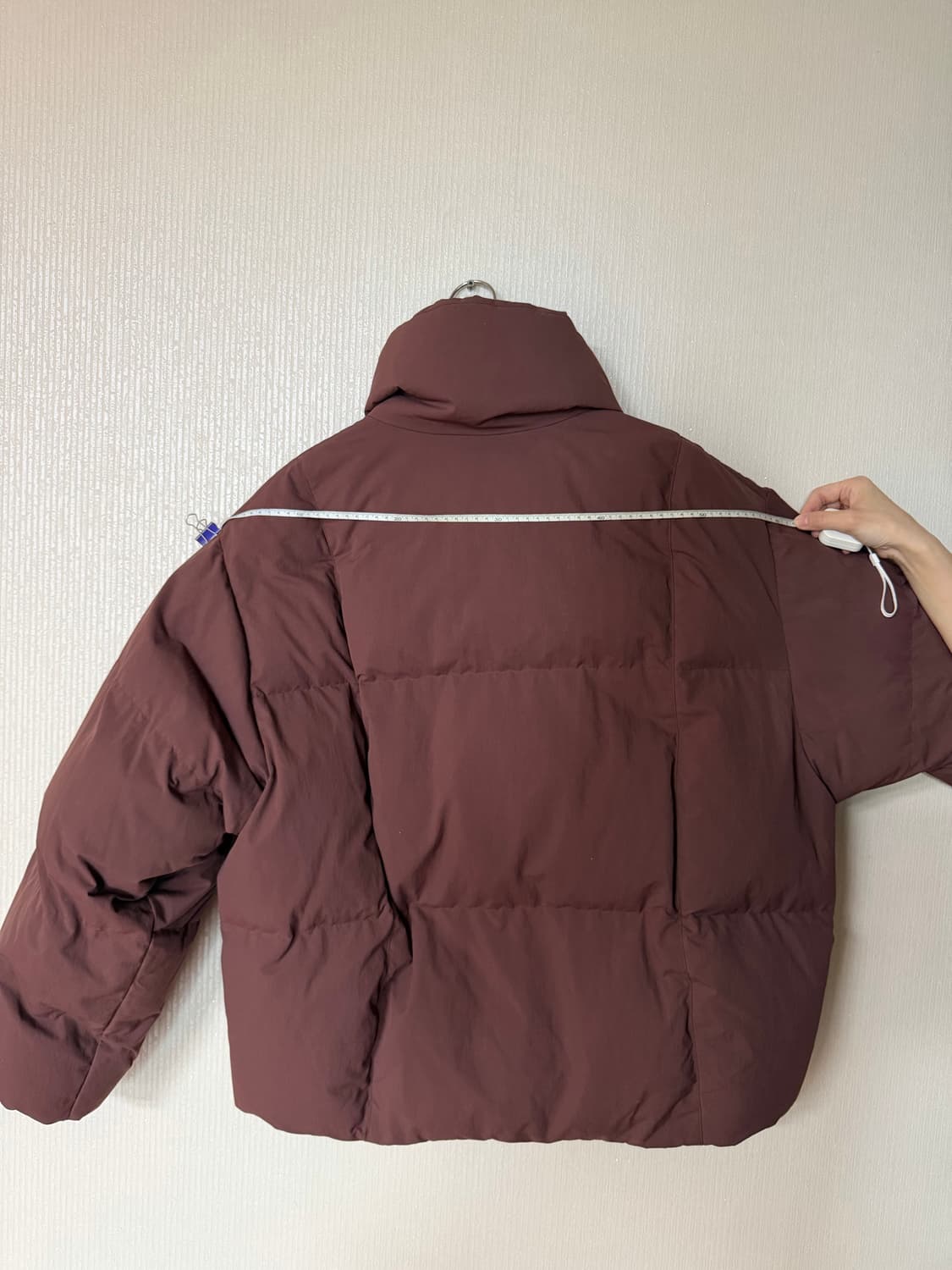 유니클로U 패디드볼륨재킷 브라운 XXL 상품이미지9