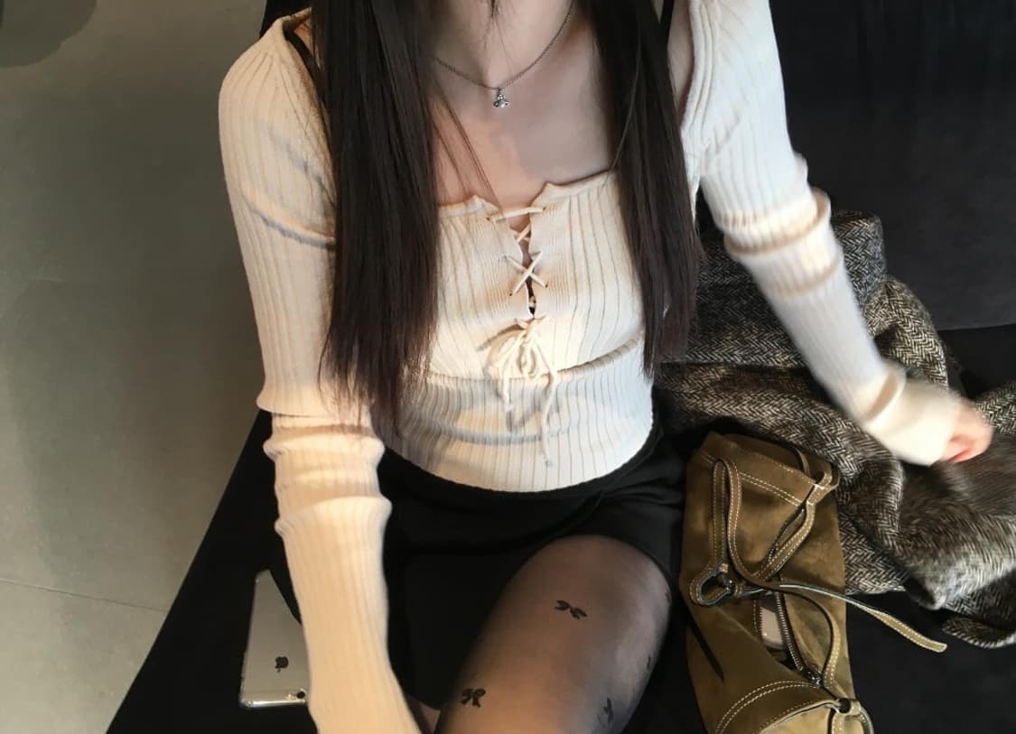 ribbon golgi knit 상품이미지3