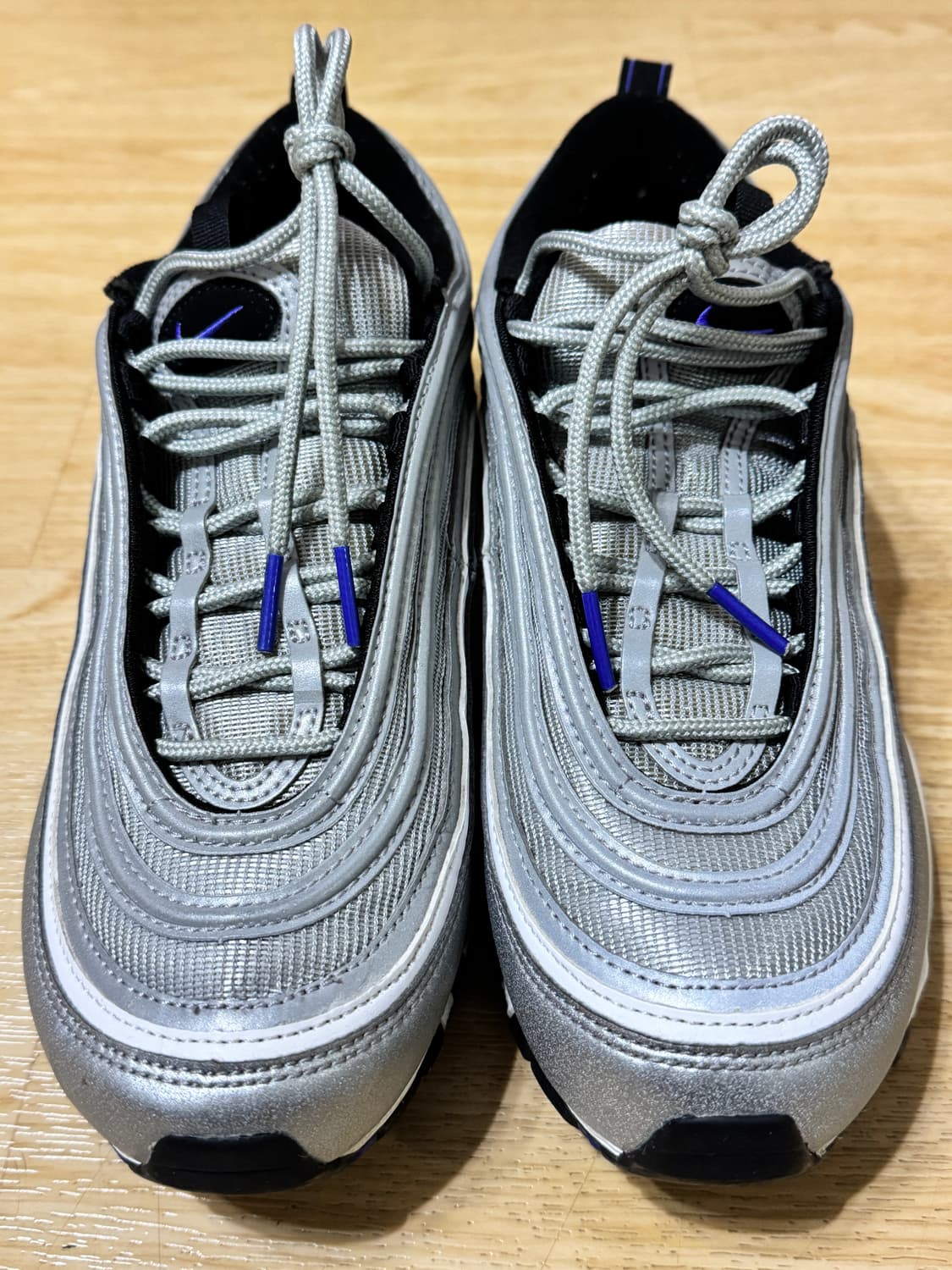 나이키 에어맥스 97 메탈릭 실버 260mm 상품이미지2