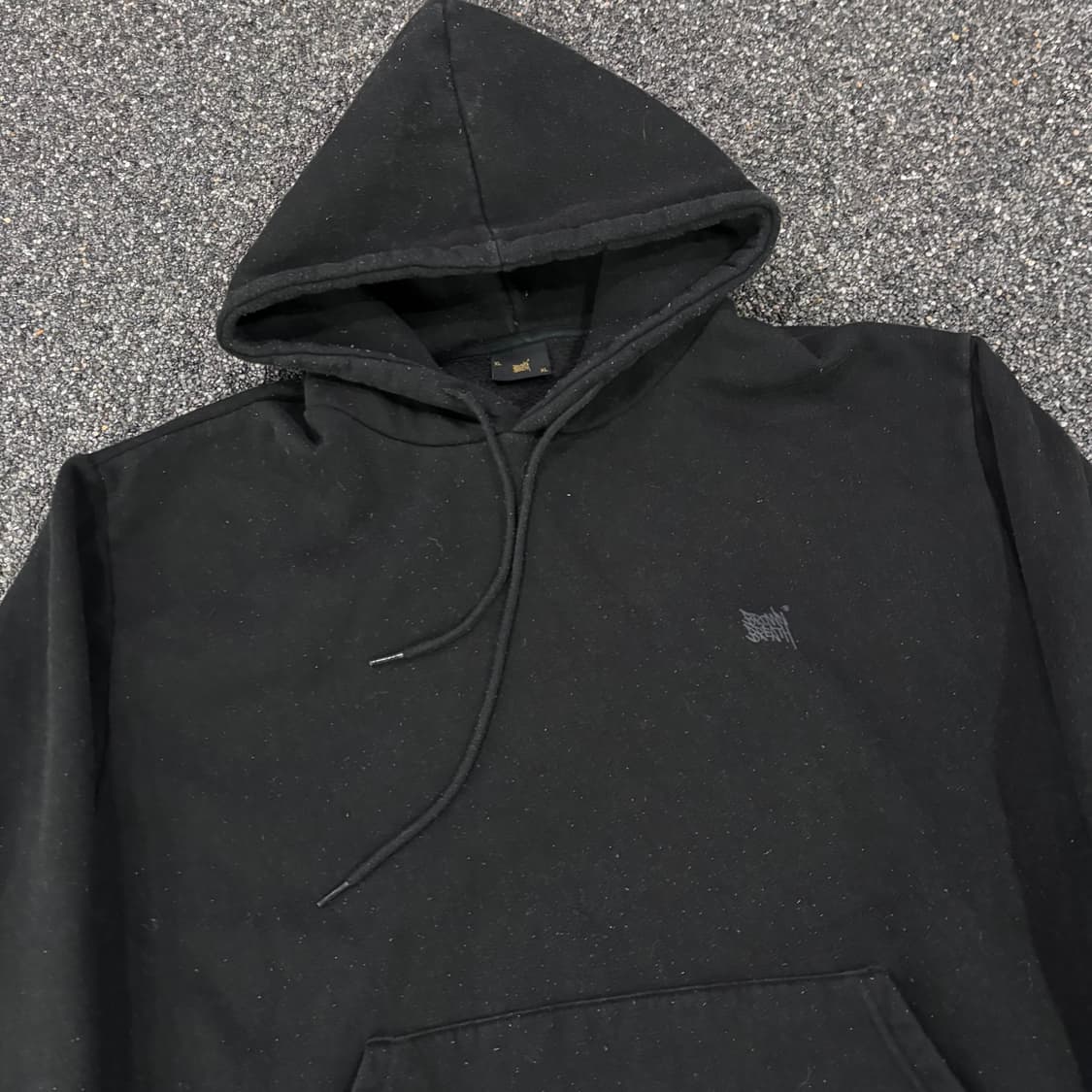 브라운브레스 블랙 빅로고 후드티 상품이미지2