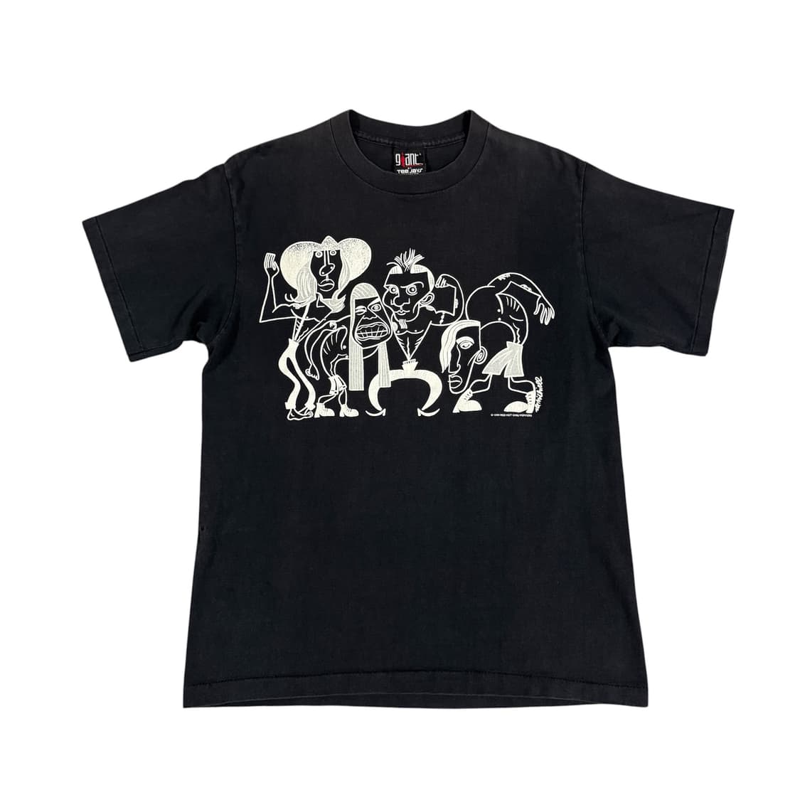 빈티지 90s RHCP 레드핫칠리페퍼스 피카소 티셔츠 상품이미지1