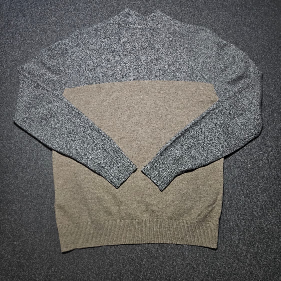 인디안 반집업 니트 105 실측 100 상품이미지5