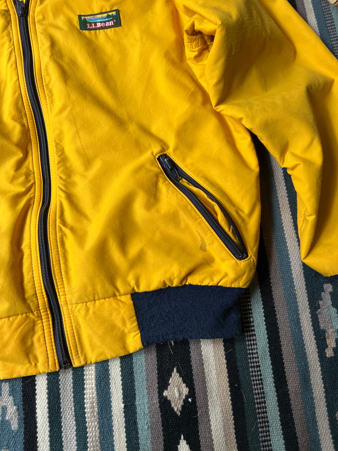 [S]90's 엘엘빈 USA 우먼스 플리스 웜업 자켓 상품이미지4