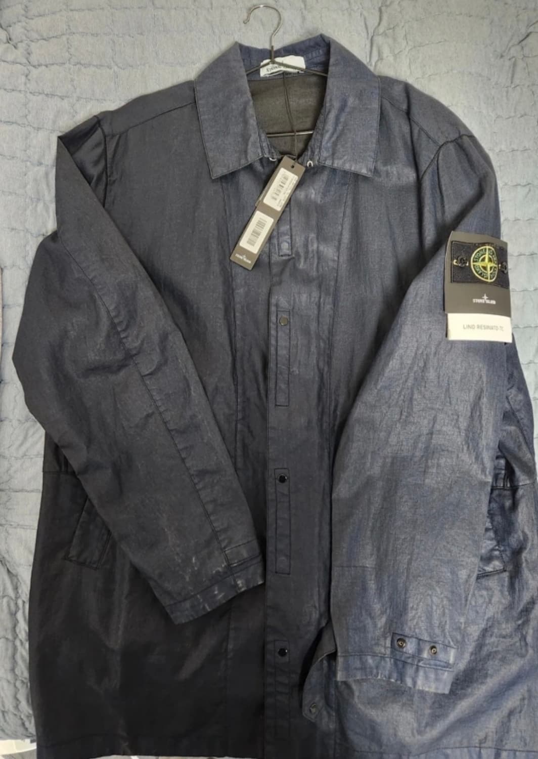 스톤아일랜드 Lino resinato 자켓 XXL 상품이미지4