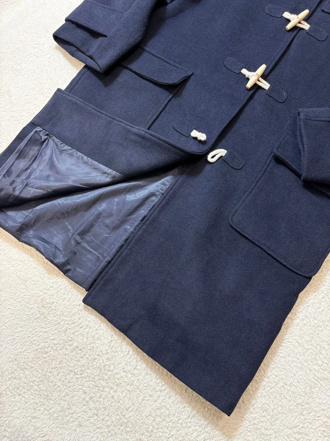 파르티멘토 22FW 멜톤 더플 롱 코트 PN6298 상품이미지4