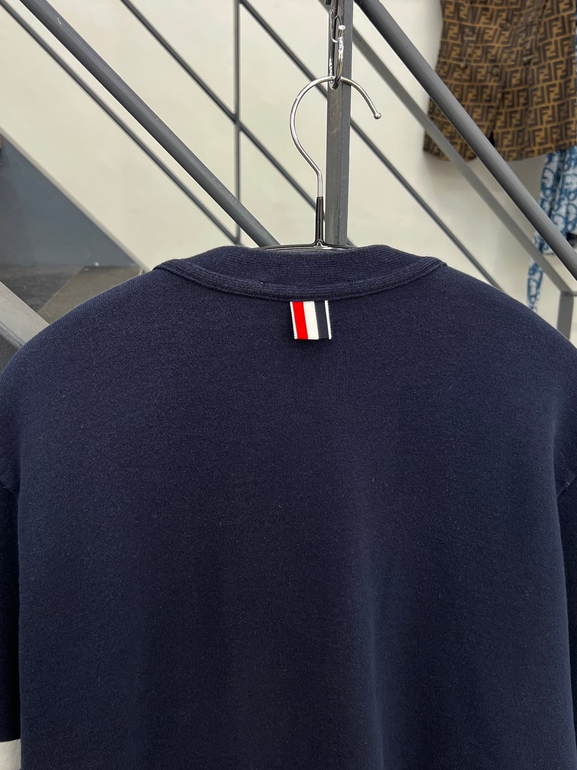 톰브라운 사선완장 코튼 가디건 상품이미지5