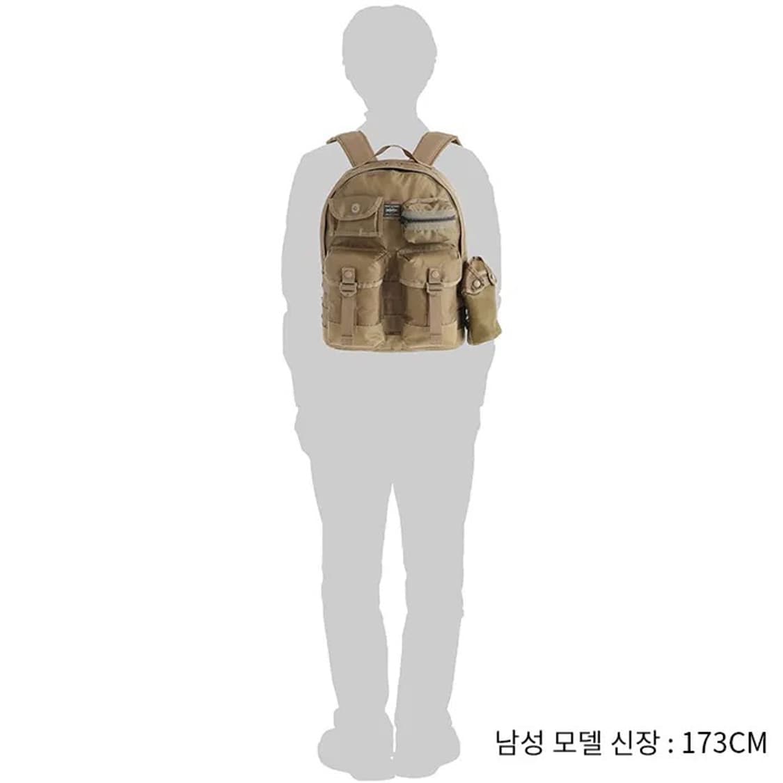 요시다포터 데이팩 파우치 베이지 상품이미지7