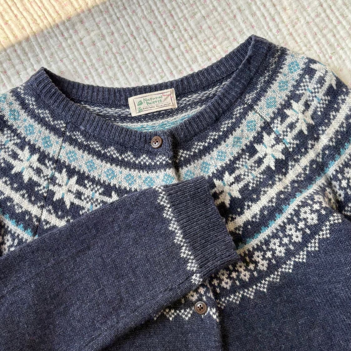 JPN/ 눈꽃가디건 모리걸가디건 모리룩가디건 노르딕가디건 상품이미지8