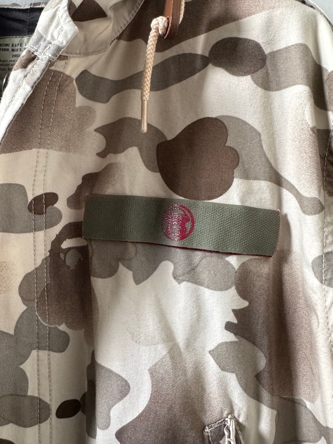 베이프 윈드스토퍼 피쉬테일 밀리터리 파카 상품이미지4