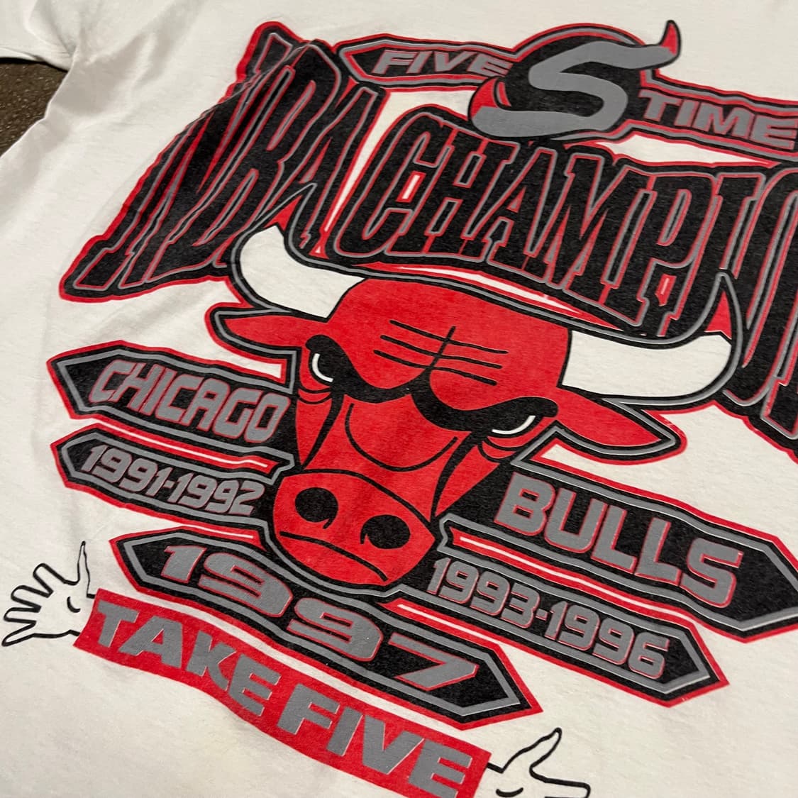 90s NBA 시카고불스 티셔츠 (105) 상품이미지2
