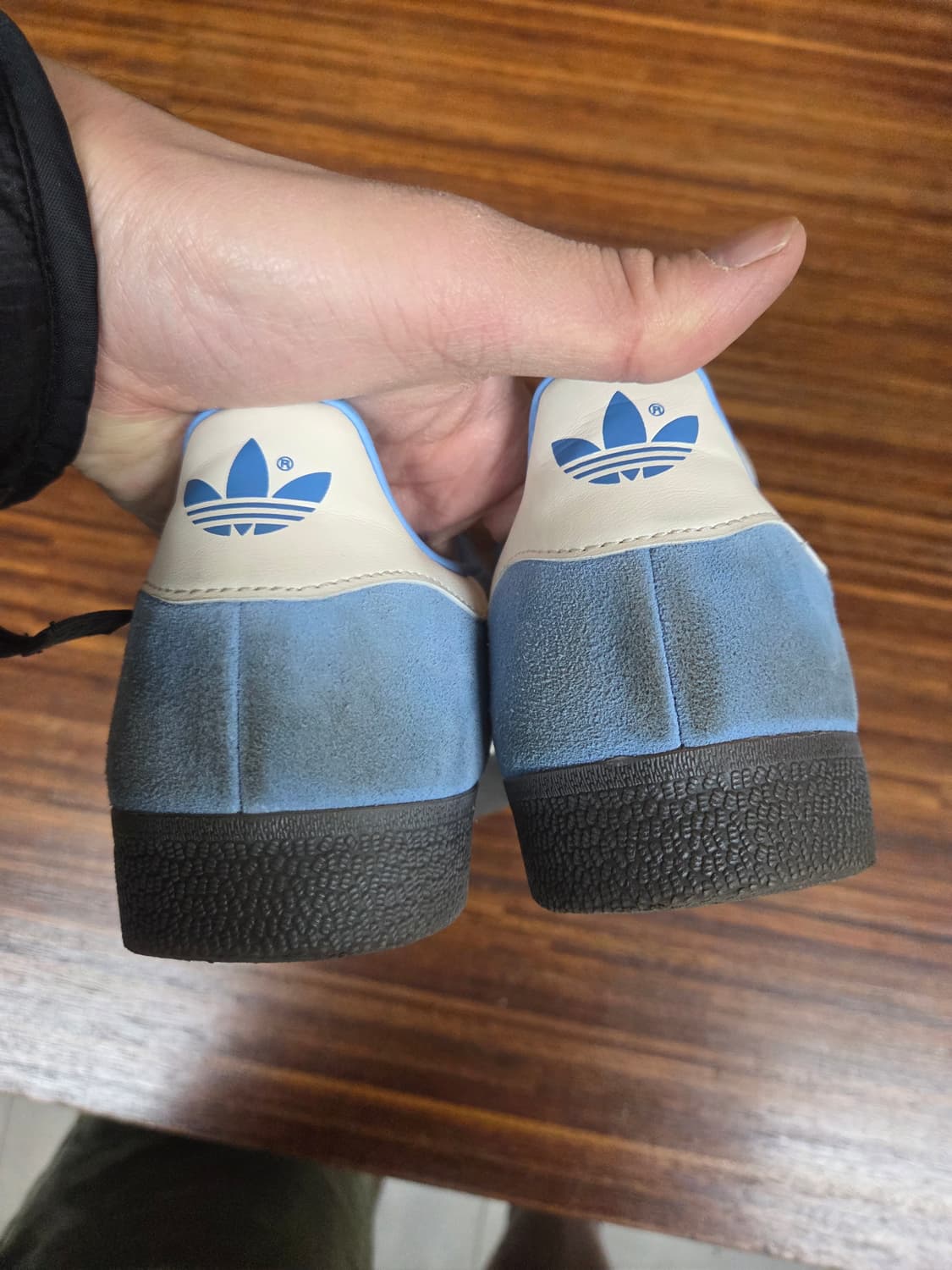 아디다스 가젤 스웨이드 스카이블루 270 상품이미지3