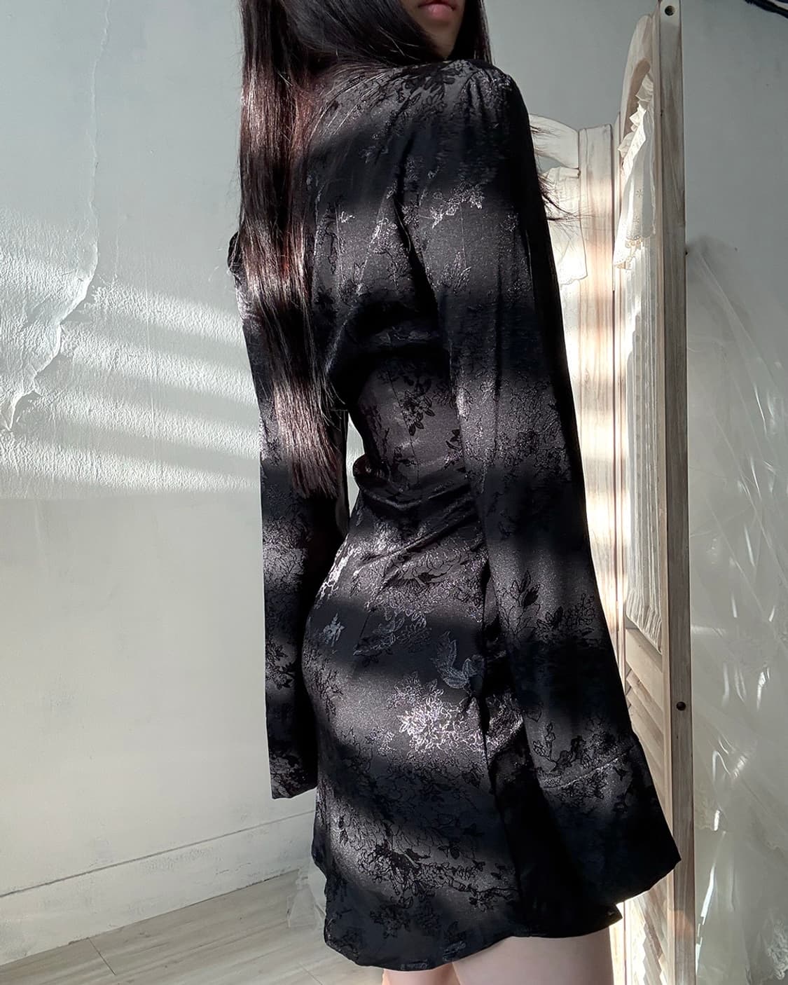 Black oriental shirt 상품이미지9
