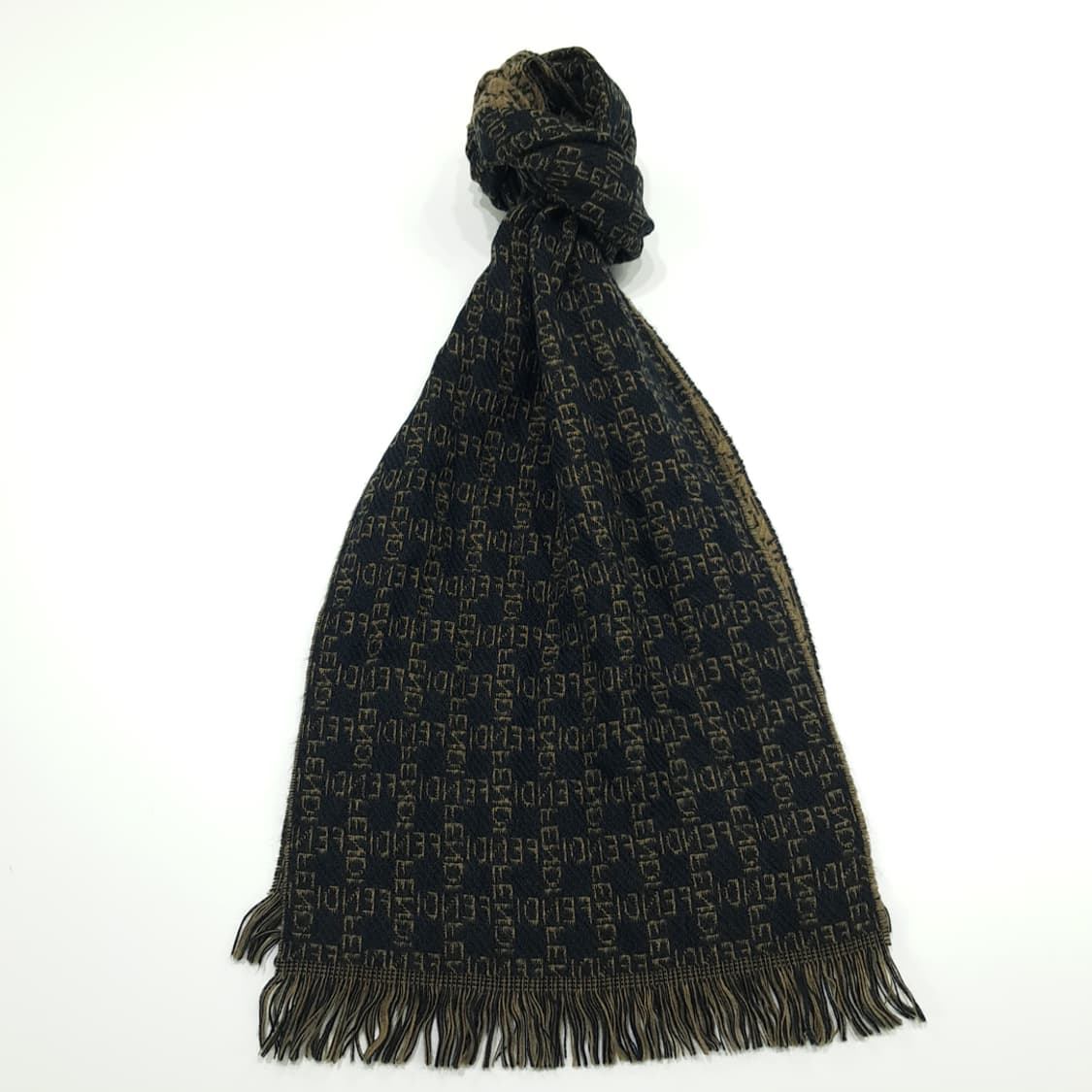 MX270 펜디 클래식 FF 패턴 울 목도리 머플러 상품이미지1