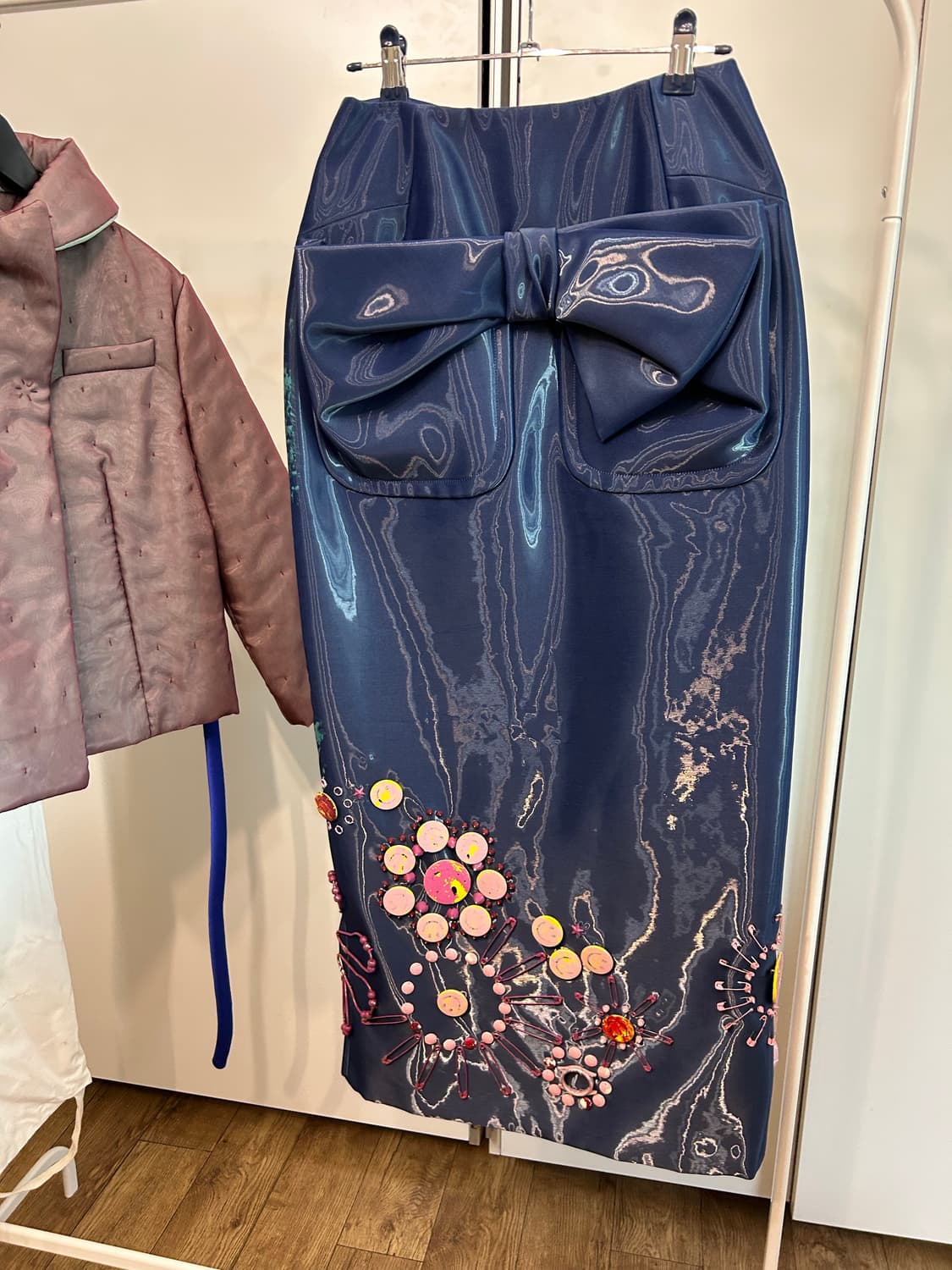 마르지엘라 컬렉션 소장용 실크 페인팅 스커트 상품이미지2